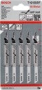 Bosch Set 5 panze ferastrau vertical T 101 BRF Clean for Hard Wood, 100mm - 3165140091862