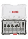 Bosch Set 6 freze HM tija 8mm - 3165140958004