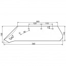 Brazdar dreapta 73004/R Kverneland 160x560 mm