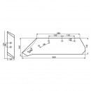 Brazdar stanga cu dalta 73005/L Kverneland 160x560mm