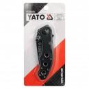 Briceag pliabil negru Yato YT-76051, otel inoxidabil si aluminiu