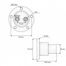 Butuc disc grapa cu talere Horsch, Joker cod OEM PN70042, PL-127