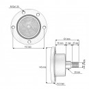 Butuc disc grapa cu talere Kverneland cod OEM A135051530, RF30701X0, IL50-112/5T-M24x2
