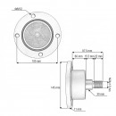 Butuc disc grapa cu talere stanga Lemken cod OEM 55510035, IL50-105/4H-M24x1.5-LH