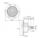 Butuc disc grapa stanga Lemken Heliodor cod OEM 5554513, 55510012, IL50-100/6T-M24-L