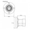 Butuc rulment cu flansa BAA-0003