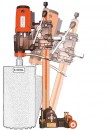 Cabel CSN-6A-BA Unitate antrenare carota, 2100W + Suport cu reglaj unghi +/-60 garde, 152mm