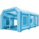 Cabina de vopsit, gonflabila, Vevor, 2 x suflante, 330/1100W, dimensiune exterioara 12 x 5 x 4 m