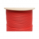 Cablu alarma incendiu ignifug rezistent la foc 2x2x0.8mm, ecranat, LSZH fara halogeni, rosu 500m/rola