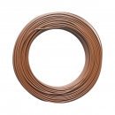 Cablu electric cupru 1.5mm maro FY H07V-U, izolatie PVC 450/750V 100m/rola