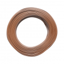 Cablu electric cupru 1.5mm maro MYF H07V-K, izolatie PVC 450/750V 100m/rola