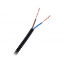 Cablu electric omy 2x0.75 300v negru