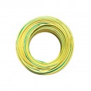 Cablu impamantare din cupru, 100m pentru panouri solare MYF 1x10mm, 450/750V verde galben