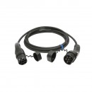 Cablu incarcare 380V, 5M Type 2 pentru masini electrice 11KW, 16A, trifazic IP55