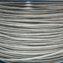 Cablu otel galvanizat cu invelis PVC fi 3mm, fire 6x7+FC, sarcina maxima 230Kg, greutate 5.07Kg, 250m/rola