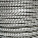 Cablu otel galvanizat fi 10mm, fire 6x37, sarcina maxima 5220Kg, greutate 34.6Kg, 100m/rola
