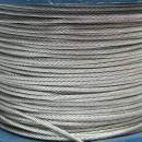 Cablu otel galvanizat fi 3mm, fire 6x7+FC, sarcina maxima 529Kg, greutate 6.32Kg, 200m/rola