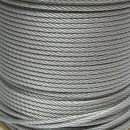 Cablu otel galvanizat fi 5mm, fire 6x7, sarcina maxima 1460Kg, greutate 13.1Kg, 150m/rola
