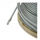Cablu otel galvanizat fi 5mm, fire 6x7, sarcina maxima 1460Kg, greutate 13.1Kg, 150m/rola