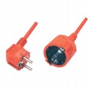 Cablu prelungitor cu cupla, Home NV2-20/O/1.5MM2, 20 m, stecher si priza cu impamantare, IP20