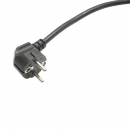 Cablu prelungitor electric 20m H05VV-F 3x1.5mm negru cu priza Schuko 16A/250V