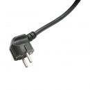 Cablu prelungitor electric 30m H05VV-F 3x1.5mm negru cu priza Schuko 16A/250V