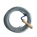 Cablu (sarpe) spirala pentru desfundat tevi de scurgere, Strend Pro KPZ20, lungime 20 m, cap 2.5cm