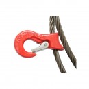 Cablu troliu ciochinar din otel 6x37 fi 14mm 4m cu 2 ochiuri si carlig 1.6T