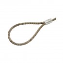Cablu troliu ciochinar din otel 6x37 fi 14mm 4m cu 2 ochiuri si carlig 1.6T