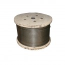 Cablu troliu otel 6x25   Ø 11mm cu inima metalica 1000m/rola batut 0.7 Kg/1m