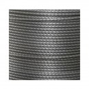 Cablu troliu otel 6x25 Ø 11mm inima metalica batut 40m/rola