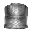 Cablu troliu otel 6x25 Ø 12mm cu inima metalica batut 90m/rola