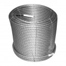 Cablu troliu otel 6x25, Ø 13mm inima metalica batut 50m/rola