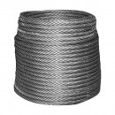 Cablu troliu otel 6x25, fi 13mm cu inima metalica 250m/rola batut 0,95kg/1m