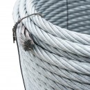 Cablu troliu otel 6x25 fi 13mm cu inima metalica 70m/rola
