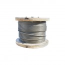 Cablu troliu otel 6x25 fi 13mm inima metalica batut 0,95Kg/1m, 600m/rola