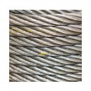 Cablu troliu otel 6x37 Ø 14mm cu inima textila 50m/rola	