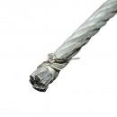Cablu troliu otel 6x37 fi 14mm cu inima metalica 1000m/rola
