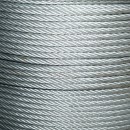 Cablu troliu otel 6x37 fi 14mm cu inima textila 50m/rola