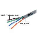 Cablu utp cat 5 cca 0.5mm 305m ted electric