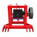 Cadru metalic pompa apa centrifuga WK85, WK86, WK87 cu suport motor, reductor, transmisie pe curea, prindere in 3 puncte si cardan inclus