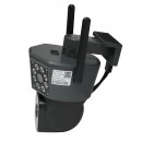 Camera de supraveghere 3 lentile, 3 obiective 6 MP, WIFI 2.4GHz, rotire 360 grade PTZ cu senzor de miscare, alarma, detectie umana si aplicatie IPC360 Home