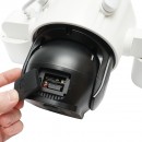 Camera de supraveghere 4 lentile, 3 obiective 16 MP, WIFI 2.4GHz, rotire 360 grade PTZ cu senzor de miscare, zoom 10X, alarma, IR night vision, detectie umana si aplicatie IPC360 Home