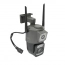 Camera de supraveghere lentila duala 4G, P2P 1080P, PTZ cu senzor de miscare, detectie umana si aplicatie V380 Pro