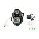 Camera de supraveghere lentila duala 4MP 1080P, P2P WIFI 2.4GHz, PTZ cu senzor de miscare, detectie umana si aplicatie V380 Pro