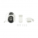 Camera de supraveghere lentila duala 4MP, P2P WIFI 2.4GHz, PTZ 360 grade, sirena, detectie umana AI si aplicatie iCSee
