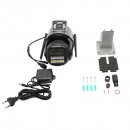 Camera de supraveghere lentila duala 6 MP, P2P WIFI 2.4G, rotire 360 grade PTZ cu senzor de miscare, sirena, detectie umana si aplicatie iCSee