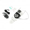 Camera de supraveghere lentila duala 6 MP, P2P WIFI 2.4GHz, rotire 360 grade PTZ cu senzor de miscare, sirena, detectie umana si aplicatie iCSee