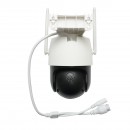 Camera de supraveghere lentila duala 6 MP, P2P WIFI 2.4GHz, rotire 360 grade PTZ cu senzor de miscare, sirena, detectie umana si aplicatie iCSee