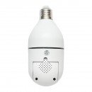 Camera de supraveghere lentila dubla smart-bulb PTZ, WIFI 2.4G 1080P, tip bec E27 cu senzor de miscare, detectie umana si aplicatie iCSee